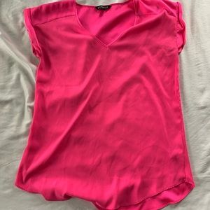 Hot pink Express shirt